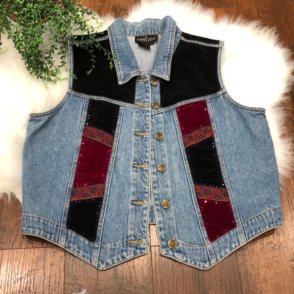 Vintage Carole Little vest